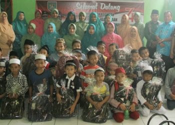 TP PKK Asahan, Persit Kartika dan Bhayangkari Asahan Gelar Bhakti Sosial Sambut HUT RI ke-74