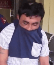 Tersangka yang menghamili putri kandungnya