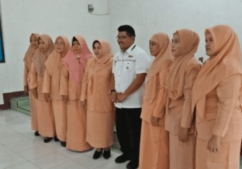 Juliana Sofyan Ketua Dharma Wanita unit Persatuan Disdik Asahan