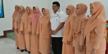 Juliana Sofyan Ketua Dharma Wanita unit Persatuan Disdik Asahan