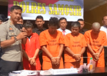 Nyabu, Cewek Asal Samosir dan 3 Teman Prianya Diciduk Polisi