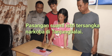 Simpan Sabu Suami Istri di Tanjungbalai Masuk Sel