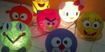 Ayo Membuat Lampu Tidur Cantik dan Unik dari Benang