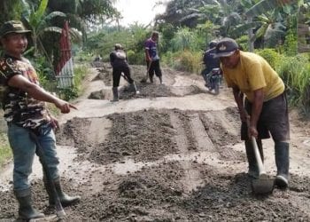 Akhirnya, Jalan Penghubung Kecamatan di Desa Panca Arga Diperbaiki Pemerintah