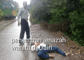 Mayat Wanita Terkapar di Pinggir Jalan