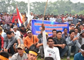 Resah Dengan Pukat Trawl, Ribuan Nelayan Demo Kantor Walikota Tanjungbalai