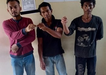 Tiga Pria ini Dikibusi Saat Nyabu