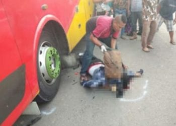 Warga Tapteng Tewas Ditabrak Bus Medan Jaya di Batubara