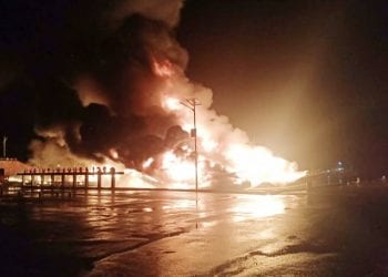 Kapal Nelayan Milik Warga Asahan Hangus Terbakar di Maluku