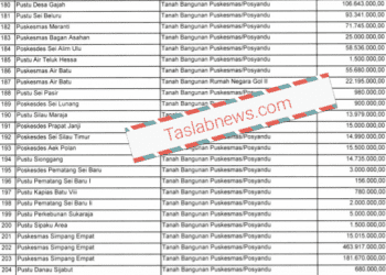 Ini Daftar Puskesmas di Asahan yang Tak Punya Bukti Surat Tanah Kepemilikan