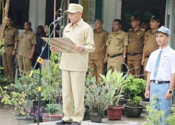 Pesan Bupati Asahan Saat Jadi Pembina Upacara di  SMA Negeri 1 Air Joman