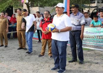 Buka Turnamen Bola Voli, Sekdakab Asahan: Semoga Menjauhkan Generasi Muda dari Narkoba