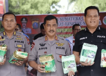 Bawa 35 Kg Sabu 7 Pria Diringkus, 3 Orang Ditembak