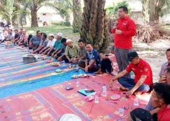 Kunjungi Desa Hambalutu, Rosmansyah Motivasi Warga Tentang Asahan Berkemajuan