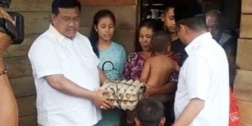 Tak Diperhatikan Pejabat Pemkab, Janda 9 Anak di Aek Ledong Asahan Dibantu Bupati Labura