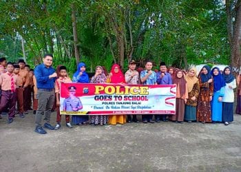 Cegah Pelajar Ikut Demo, Polres Tanjungbalai Gelar Police Goes to School