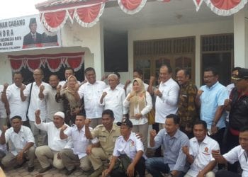 Bakal Calon Bupati dan Wakil Bupati Asahan Surya-Taufik (ST20) Daftar ke Gerindra