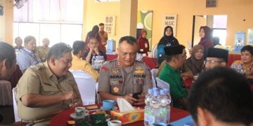 Kapolres Inhil Hadiri Coffee Morning DPD IWO Inhil