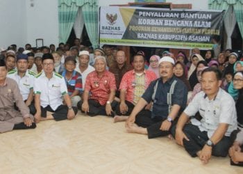 Pemkab Asahan Salurkan Bantuan Korban Bencana Alam Program Kemanusiaan BAZNAS