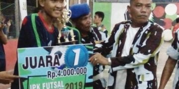 Kompetisi Futsal IPK Cup Ditutup, Tim Popaye FC Asahan Raih Juara Satu