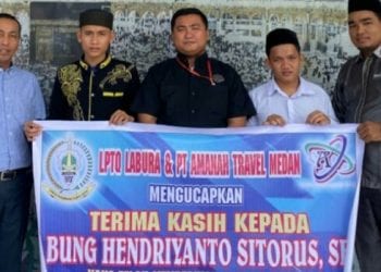 Dua Peraih Juara MTQ Labura Dapat Tiket Umroh dari Hendri Yanto Sitorus SE