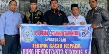 Dua Peraih Juara MTQ Labura Dapat Tiket Umroh dari Hendri Yanto Sitorus SE