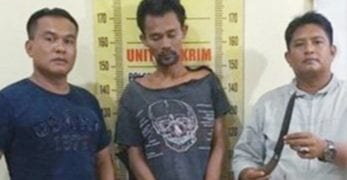 Mabuk, Ancam Warga Kisaran Pakai Badik, Warga Kisaran Timur Diringkus Polisi