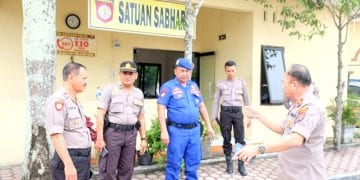 Polres Tanjungbalai Perketat Penjagaan, Driver Ojol Tidak Boleh Masuk