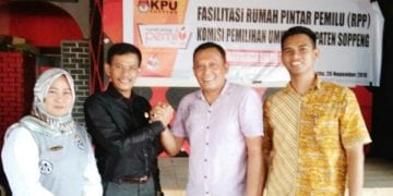 KPU Soppeng Sambangi IWO, Sosialisasi Program Rumah Pintar Pemilu