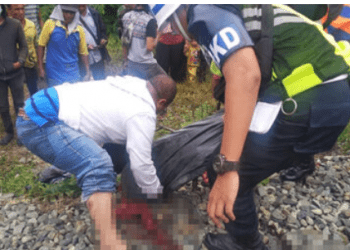 Ditabrak Kereta Api Jurusan Medan-Rantauprapat, Tubuh Fery Pasaribu Terpotong Dua