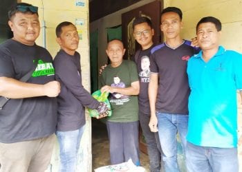 Trail Hebat Labura Lakukan Bakti Sosial