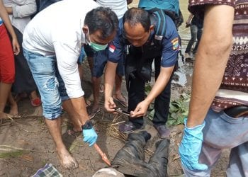 Mayat Pardo Sinaga Ditemukan Pemancing Mengambang di Sungai