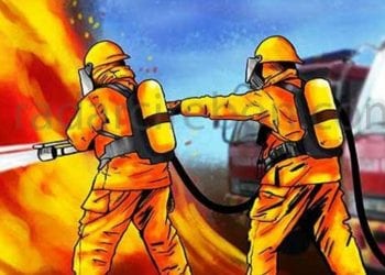 7 Unit Pertokoan di Pasar Lama Panyabungan Dilalap si Jago Merah