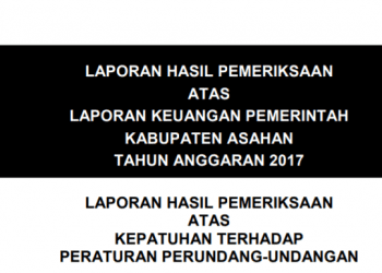 Ada Kelebihan Pembayaran Tunjangan untuk Keluarga dan Beras Anggota DPRD Asahan Tahun 2017