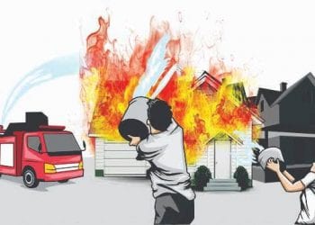 Warga Madina Heboh, 7 Rumah Terbakar