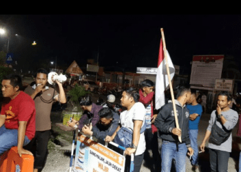 4 Aktivis Ditahan, Mapolresta Tanjungbalai Didemo