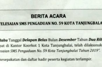 Terkait Pungutan Dana 15 Persen, Satker Program KOTAKU Tanjungbalai Membantah