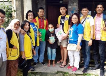 Sambut Natal, GAMKI Asahan – SITARA Foundation – Lion Club Berbagi Sembako