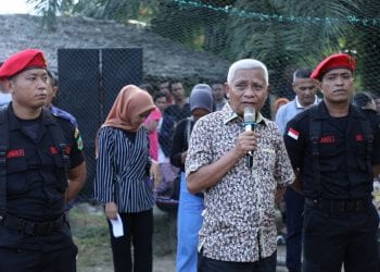 Penutupan Turnamen Bola Volly DPC PPMA di Pulau Bandring Dihadiri Surya-Taufik
