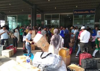 Pantauan Kru Taslabnews, Arus Mudik TKI dari Port Klang Malaysia ke Teluk Nibung Tanjungbalai Membeludak