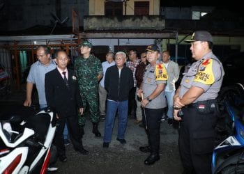 Bersama Kapolres Asahan dan Dandim, Bupati Cek POS PAM