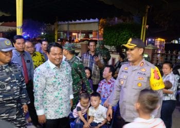 Kapolres Tanjungbalai dan Walikota Cek Pos Pengamanan Gereja 2019