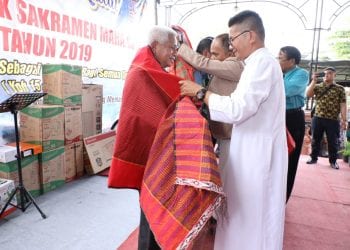 Pantau Perayaan Natal di Gereja Katolik Paroke,  Bupati Asahan, Kapolres dan Dandim Diulosi