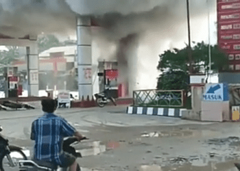 SPBU di Labura Terbakar, Ini Videonya