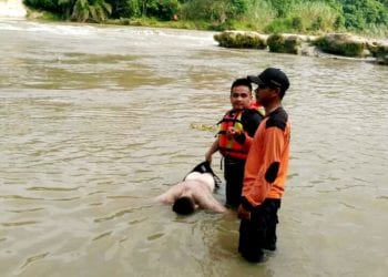 2 Hari Pencarian, Jasad Zulfadri Berhasil Ditemukan Tim Gabungan BPBD Asahan 