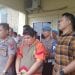 Tersangka mucikari online di Asahan saat dimintai keterangan di Polres Asahan