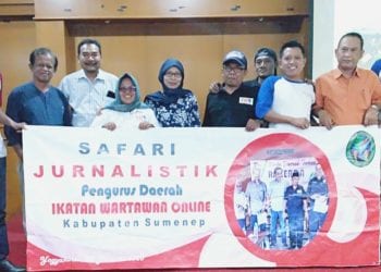 Gelar Safari Jurnalistik, Persiapan UKW IWO Sumenep Tahun 2020