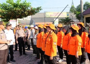 Polresta Tanjungbalai Gelar Apel Siaga Bencana Tahun 2020