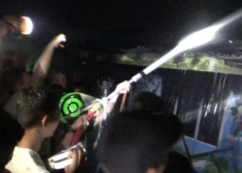 Tiga Rumah di Pulo Simardan Tanjungbalai Terbakar