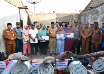 Korban Kebakaran di Kelurahan Semula Jadi Terima Bantuan Dari Pemko Tanjungbalai